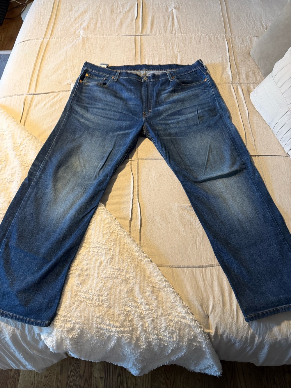 Levi's 559 Men's Dark Blue Relaxed Straight Jeans 40/30